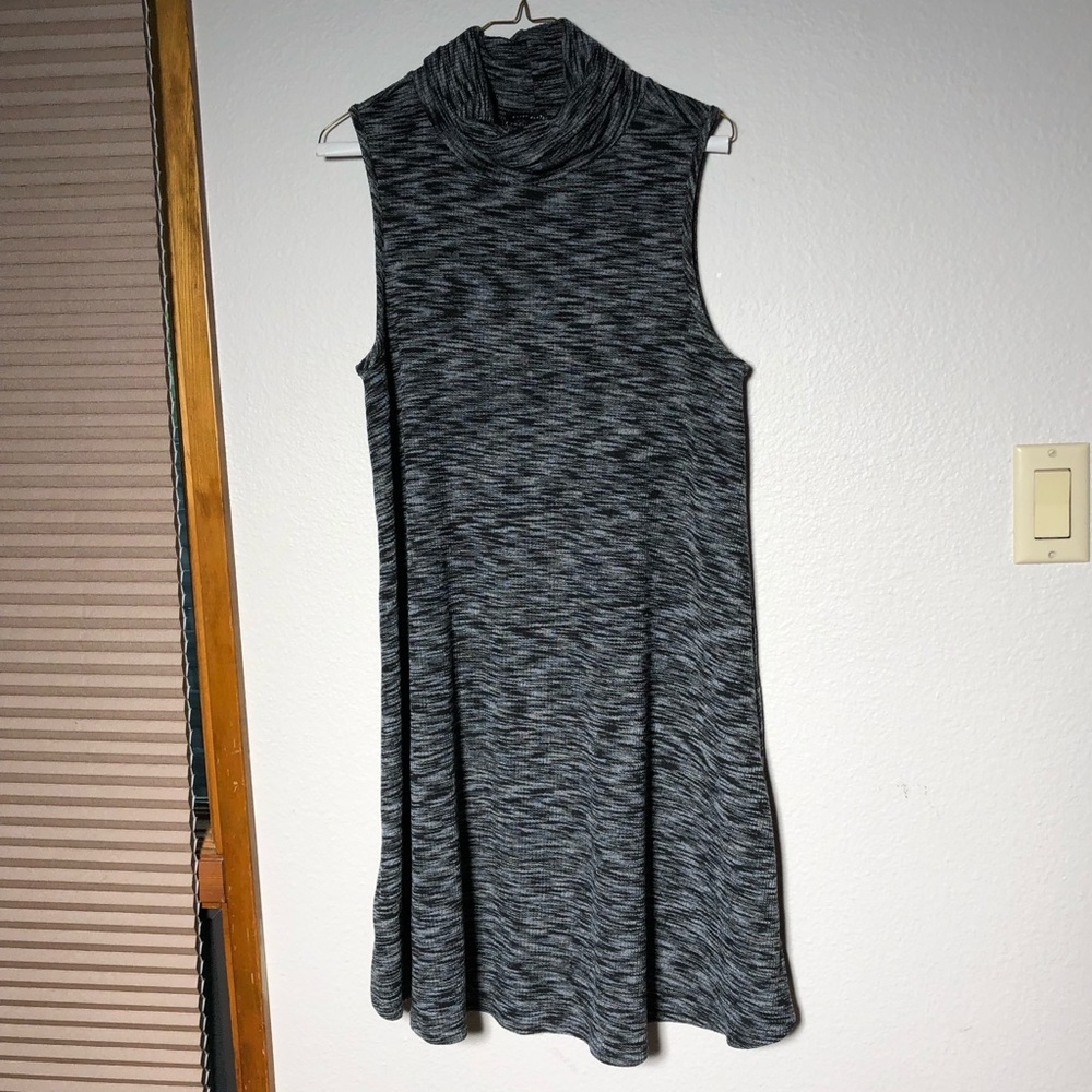 Heathered Gray Turtle Neck Dress NWOT